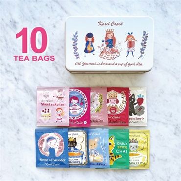 10Tea lover缶/Tea Queenショートケーキティー（ティーバッグ10p）