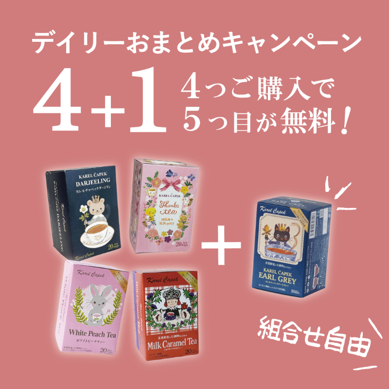 デイリーシリーズ20p｜ワンダーアップル | カレルチャペック紅茶