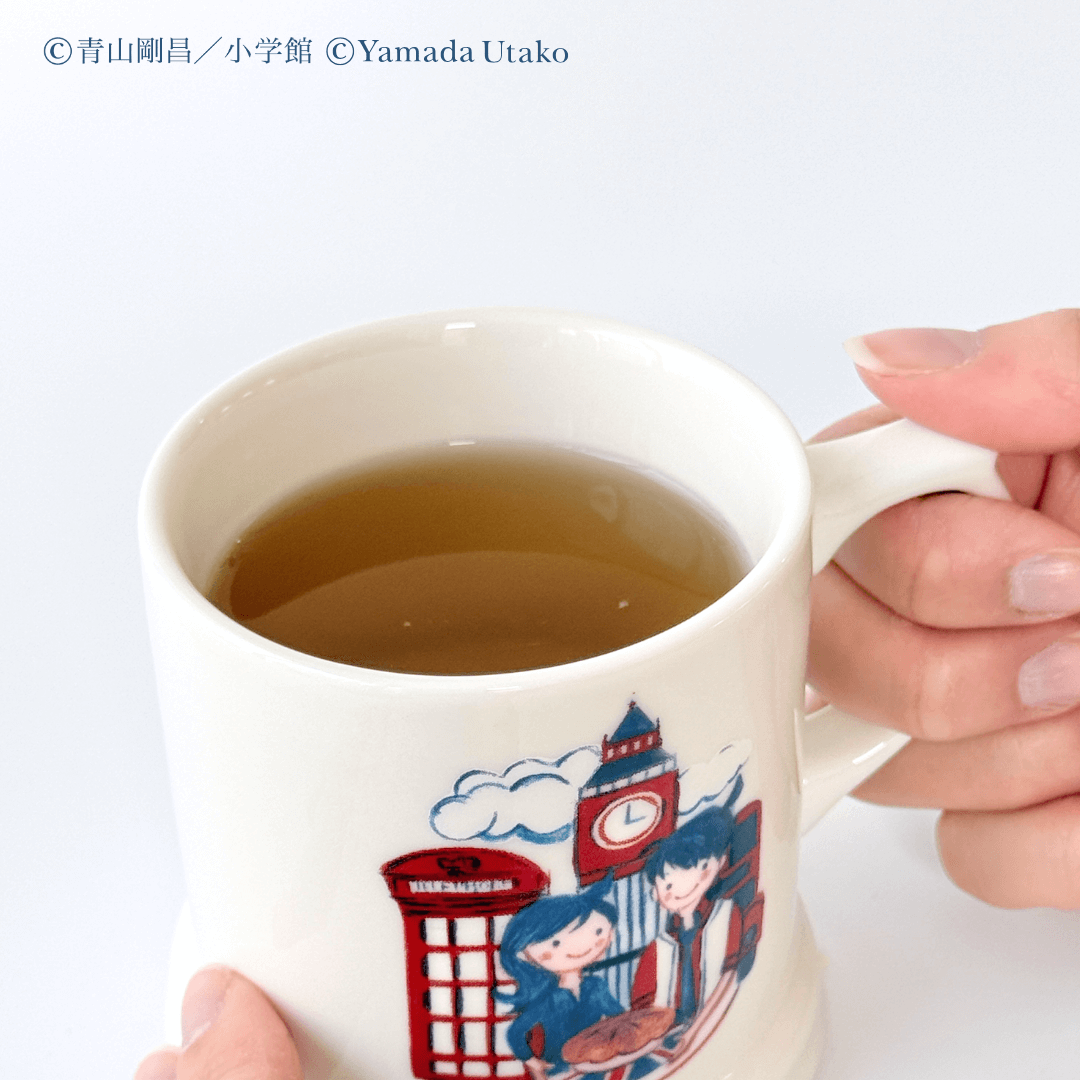 ティーマグ（蘭のレモンパイティー柄）|名探偵コナン×カレルチャペック