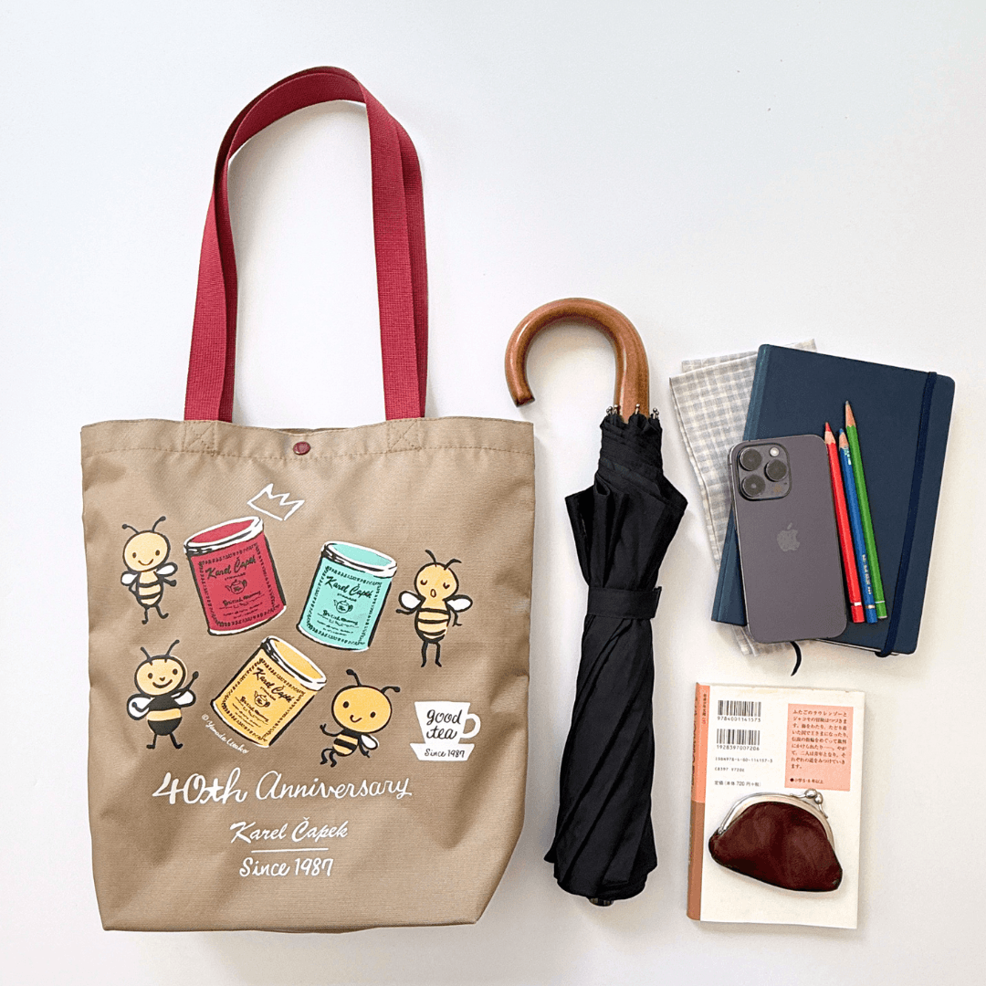 Yoko Minamino 40th 記念トートバッグ&タオル 40周年記念トートバッグ | カレルチャペック紅茶店 公式通販サイト