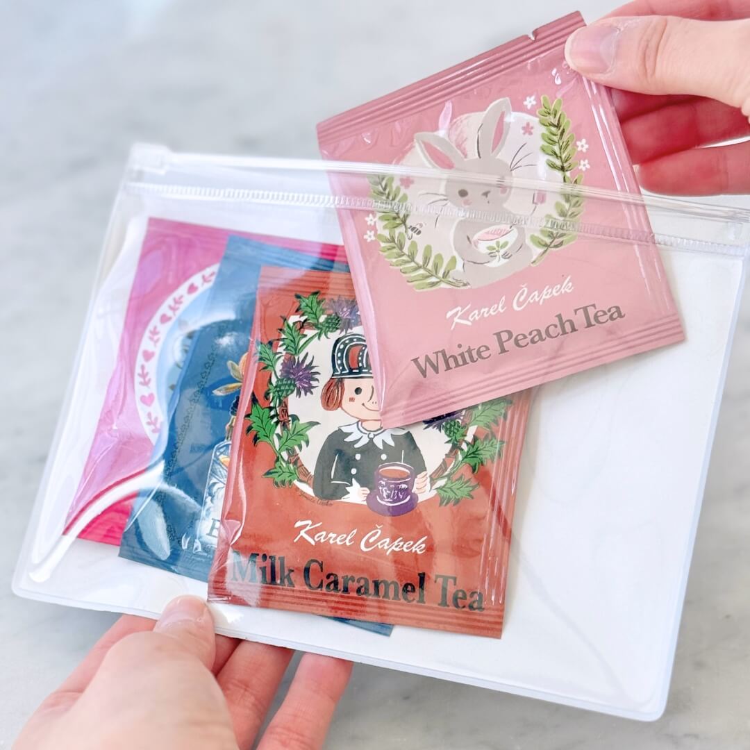 ティーバッグポーチ Time for Tea | カレルチャペック紅茶店 公式通販