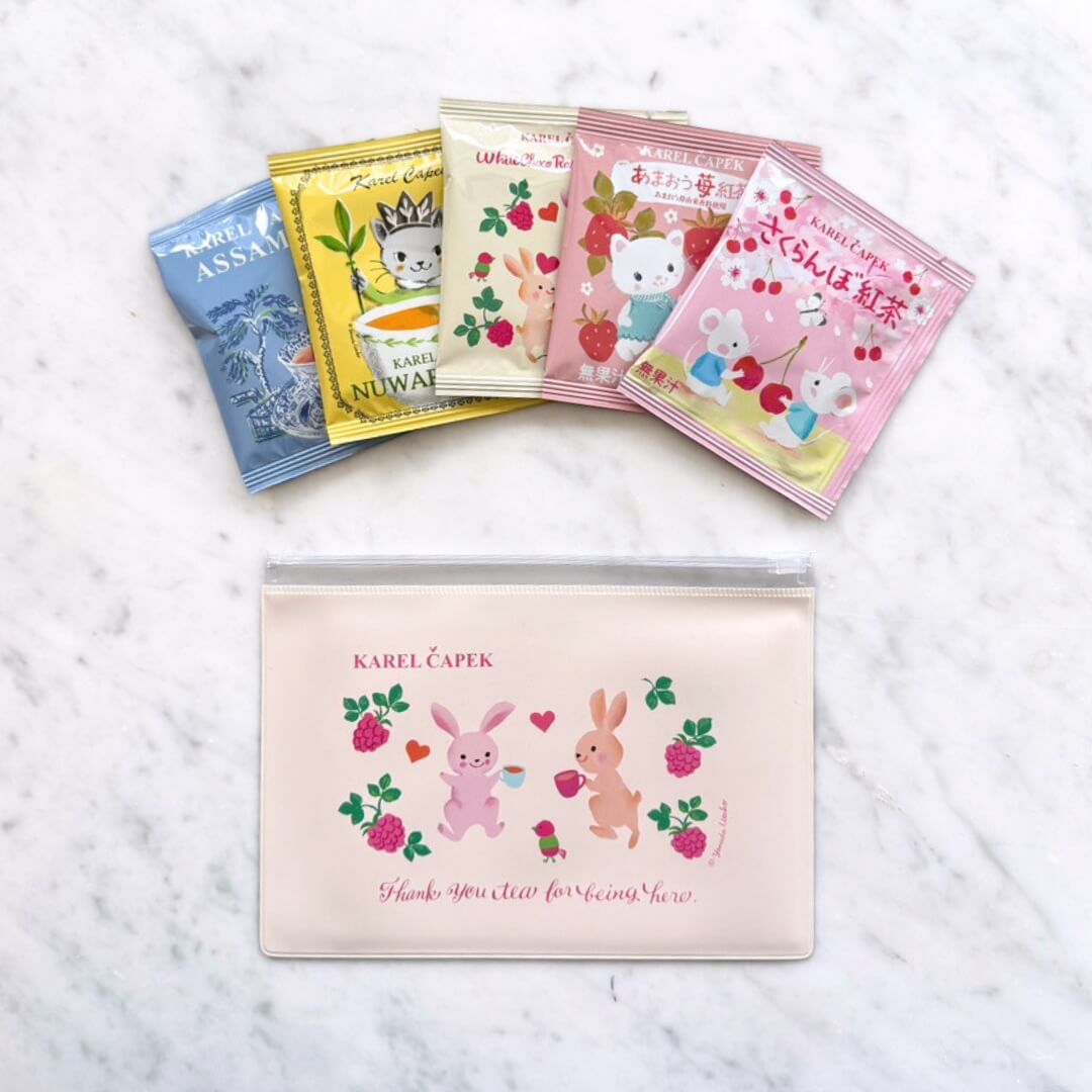 ティーバッグポーチ tea for two spring | カレルチャペック紅茶店